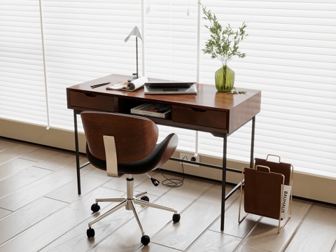 medieval style desk and chair