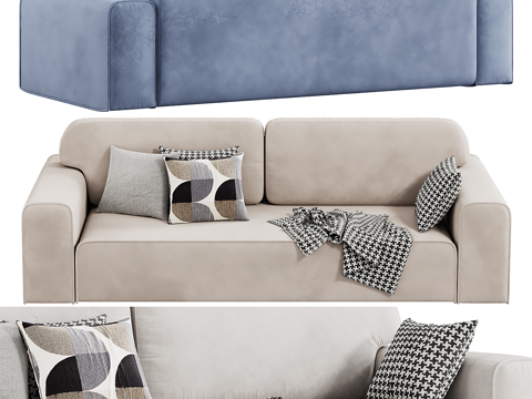 Modern double sofa