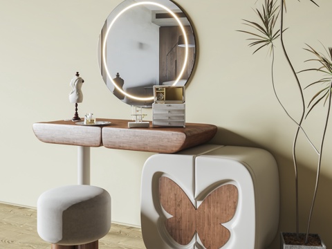 Cream Style Dressing Table