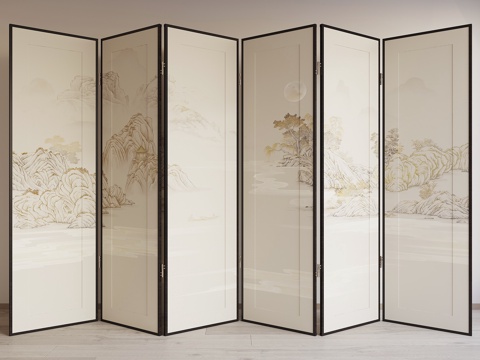 New Chinese Folding Screen