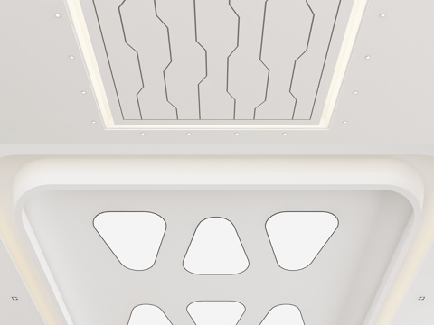 Modern line ceiling