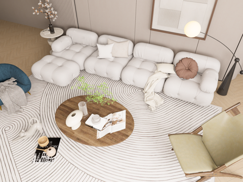 Cream style sofa