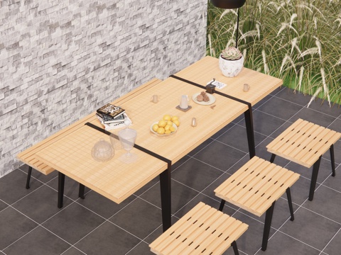 Modern Outdoor Tables and Chairs Outdoor Dining Table