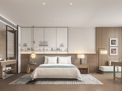 New Chinese Hotel Rooms