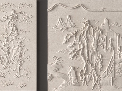 Gypsum relief carving wall carving