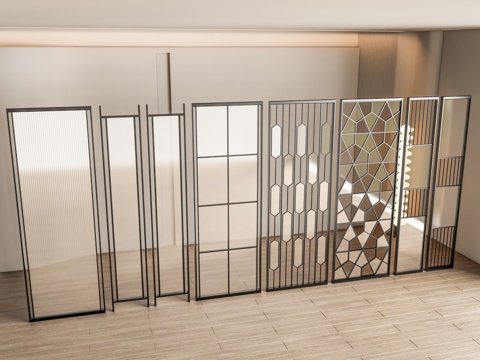 Modern partition partition screen