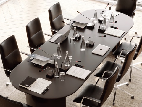 Modern Conference Table and Chair