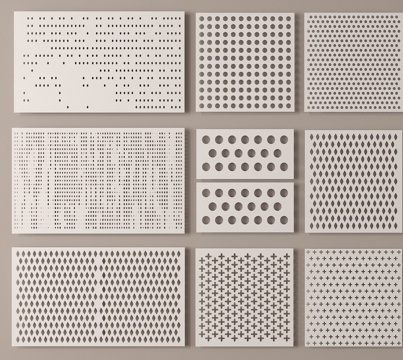 Perforated plate Perforated plate Aluminum gusset plate Hollow plate