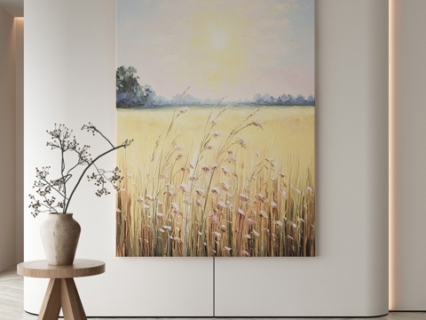 Modern Decorative Painting Grain Hanging Painting Oil Painting