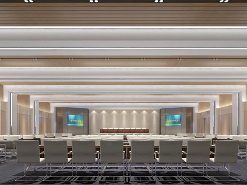 Modern large conference room multi-function hall