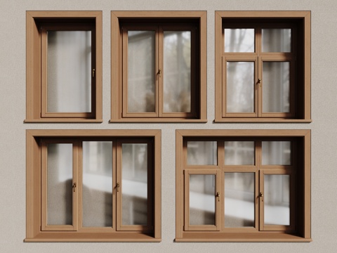 Log Styleow casement window single open window