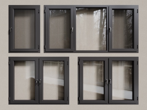 Aluminum alloy windows, casement windows, floor-to-ceiling windows