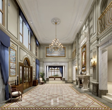 European-style foyer decorative porch aisle