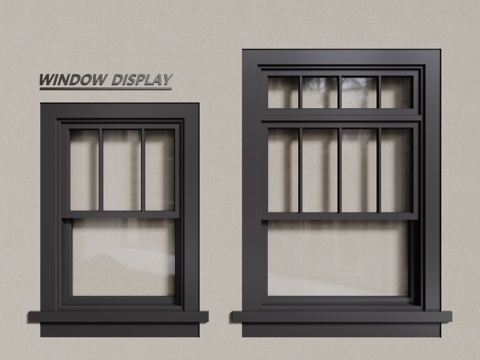 Aluminum alloy windows, casement windows, floor-to-ceiling windows