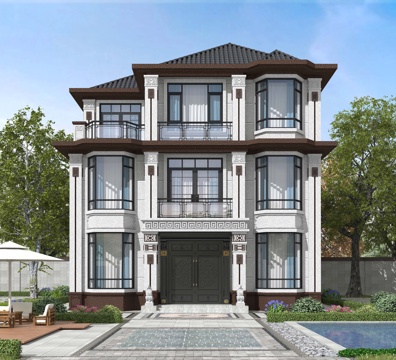 Appearance of Neo-Chinese Style single family villa