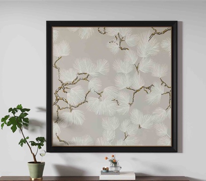 Middle Ancient Flower Painting Decorative Painting