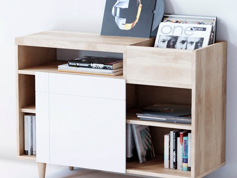 Nordic Short Cabinet Magazine Cabinet