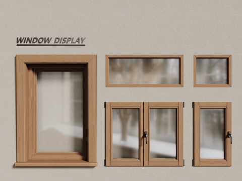 Log Styleow casement window single open window