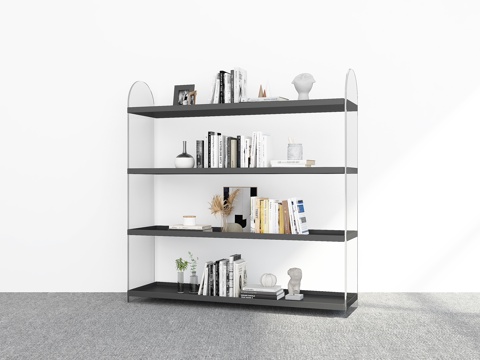 Modern Acrylic Bookcase Bookshelf