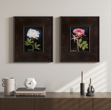 French Flower Hanging Paintings