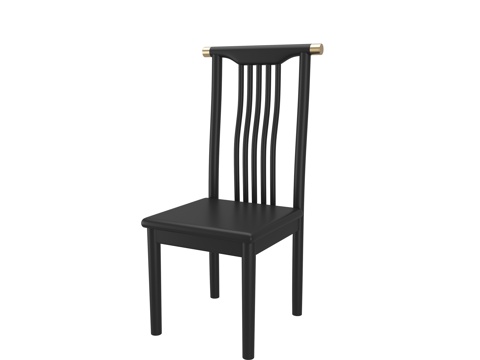 Neo-Chinese Style Solid Wood Chair Dining Chair