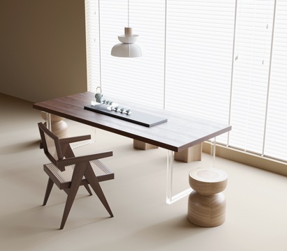 modern tea table and chair