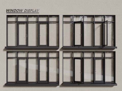 Aluminum alloy windows, casement windows, floor-to-ceiling windows