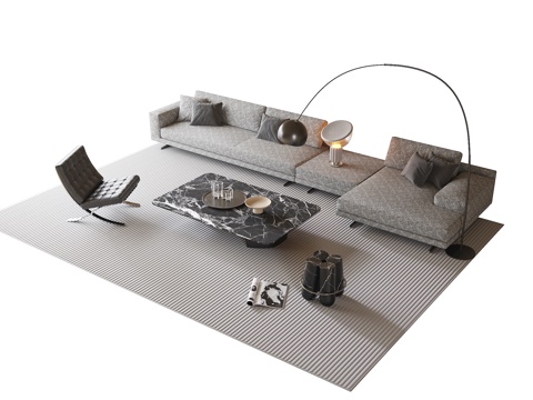 Modern Sofa Coffee Table Sectional Sofa