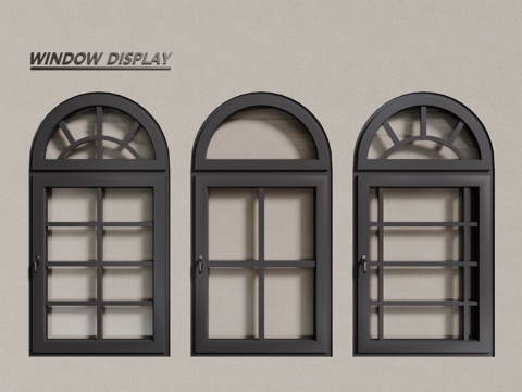 European-style windows Curved windows Floor-to-ceiling windows