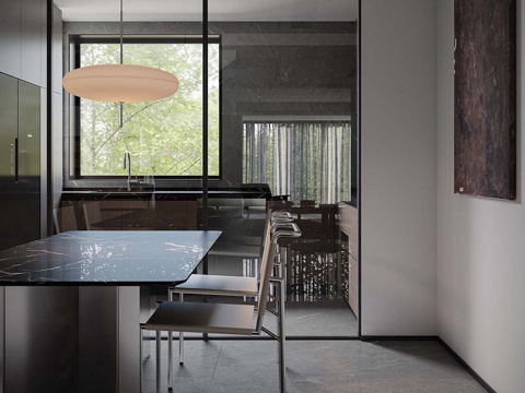 Modern DiningRoom Kitchen