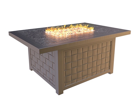 Modern Outdoor Table Fire Table