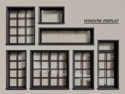 Aluminum alloy windows, casement windows, floor-to-ceiling windows