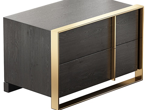 Modern Bedside Cabinet Low Cabinet