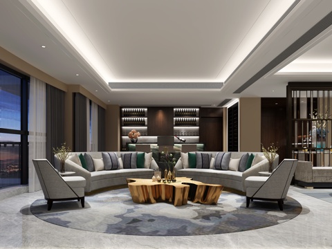 Affordable Luxury Style Living Room