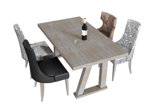 Nordic Dining Table and Chair