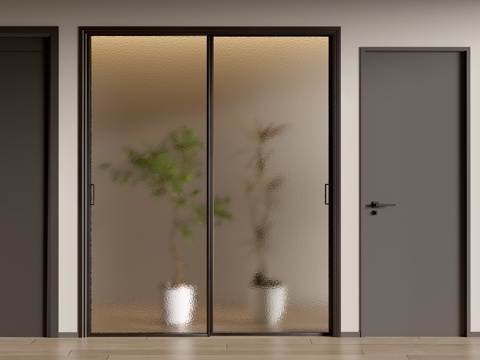 Modern Single Door Bedroom Door Wooden Door