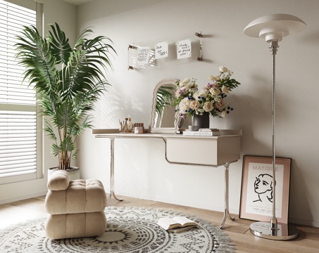 Cream Style Dressing Table