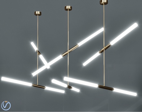 Modern lighting long chandelier