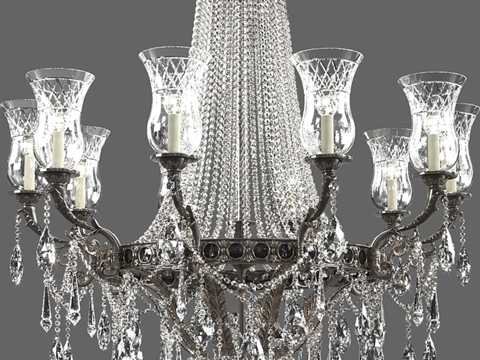 Affordable Luxury Style Crystal Chandelier Candlestick Crystal Chandelier