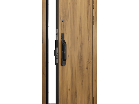 Nordic combination lock fingerprint lock single door wooden door