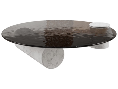 Baxter glass coffee table round coffee table