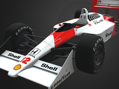 Ayrton Senna F1 Racing Car