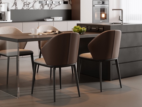 Italian Dining Table and Chair Island Table