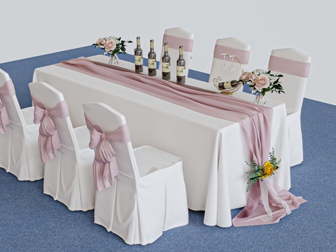 Banquet tables and chairs