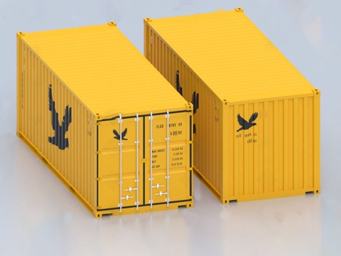 container terminal transport box freight container