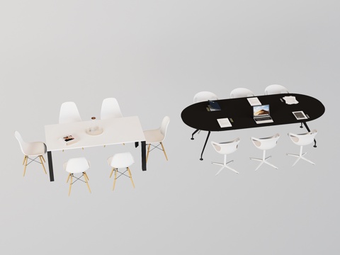 Modern Negotiation Table and Chair Meeting Table and Chair