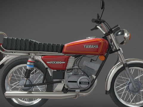 Yamaha Rx100 vintage motorcycle