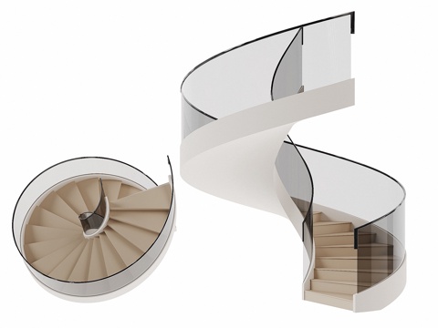 modern revolving staircase