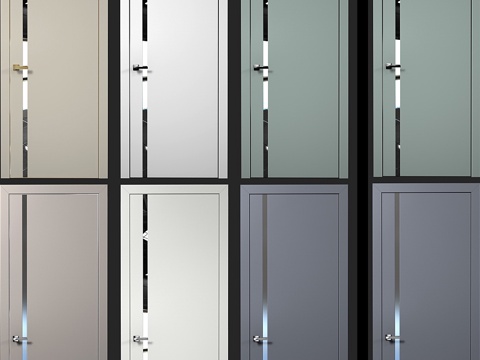 Modern door single door swing door