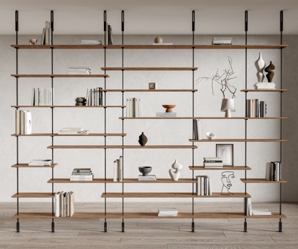 Cattelan Italia Steel Belt Bookshelf Decorative Rack